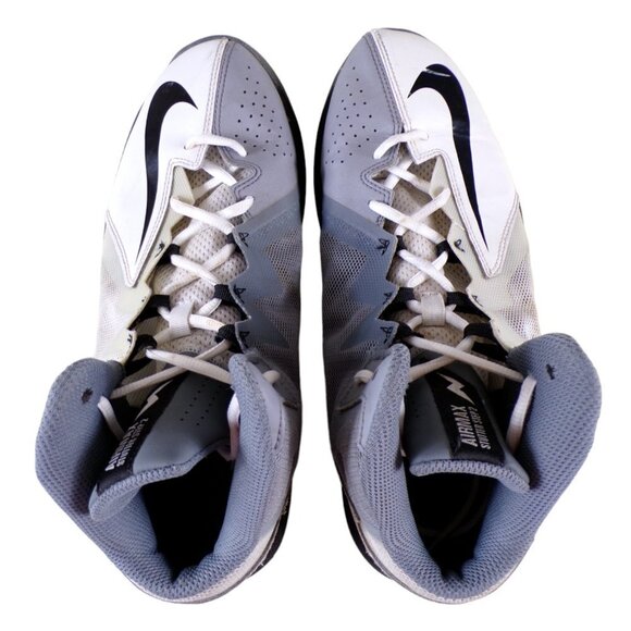 Nike Airmax Stutter Step 2 Sneakers Gray White Black Swoosh US 10.5 EU 44.5 #566 - Picture 4 of 11